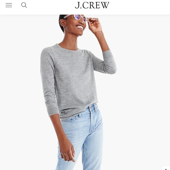 J. Crew Sweaters - J.CREW Dark Grey Tippi Sweater
